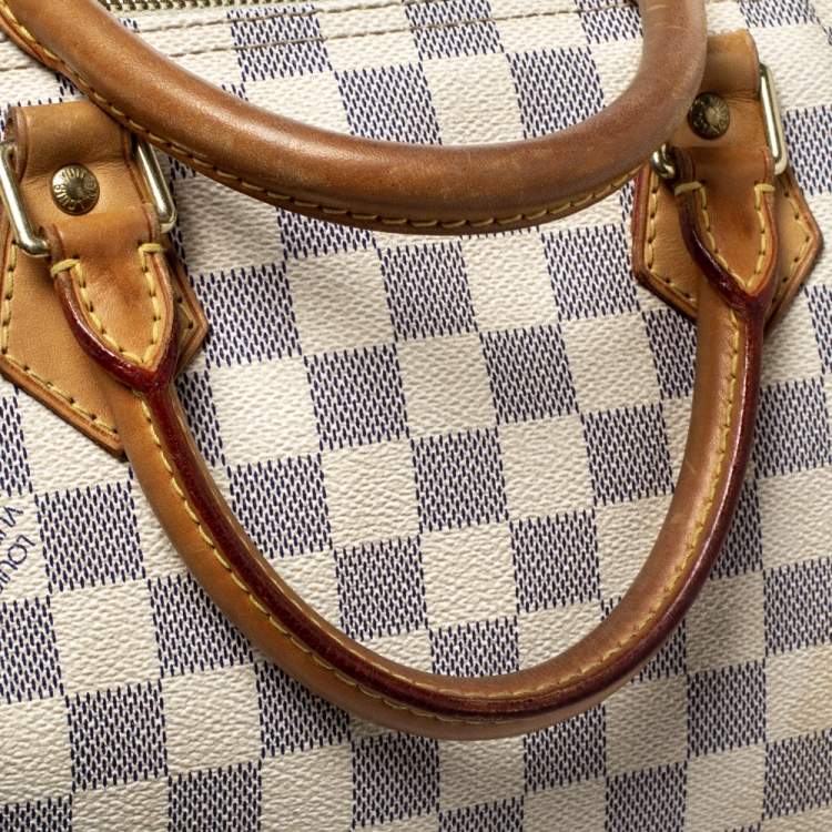 مملوكة مسبقًا Louis Vuitton Damier Azur Canvas Speedy 30 Bag