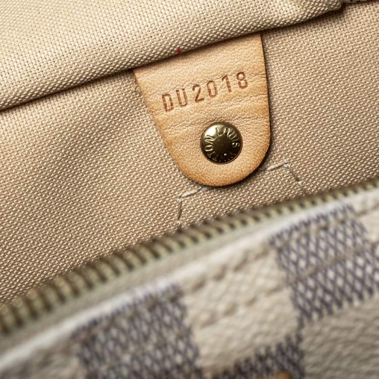 مملوكة مسبقًا Louis Vuitton Damier Azur Canvas Speedy 30 Bag