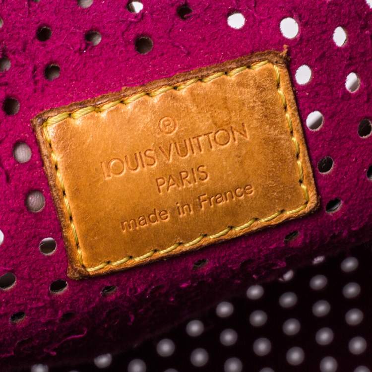 مملوكة مسبقًا Louis Vuitton Fuchsia Monogram Perforated Canvas Limited Edition Speedy 30 Bag