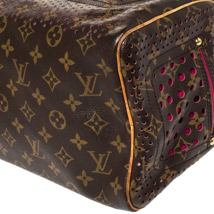 مملوكة مسبقًا Louis Vuitton Fuchsia Monogram Perforated Canvas Limited Edition Speedy 30 Bag