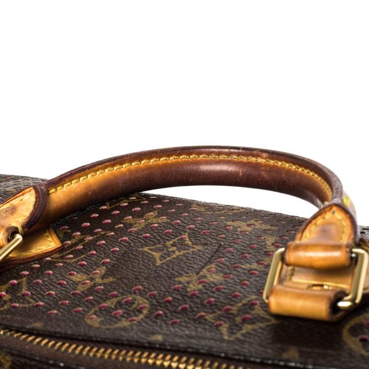 مملوكة مسبقًا Louis Vuitton Fuchsia Monogram Perforated Canvas Limited Edition Speedy 30 Bag
