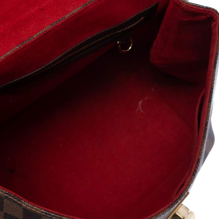 Pre Owned Louis Vuitton Damier Ebene Canvas Bergamo GM Bag