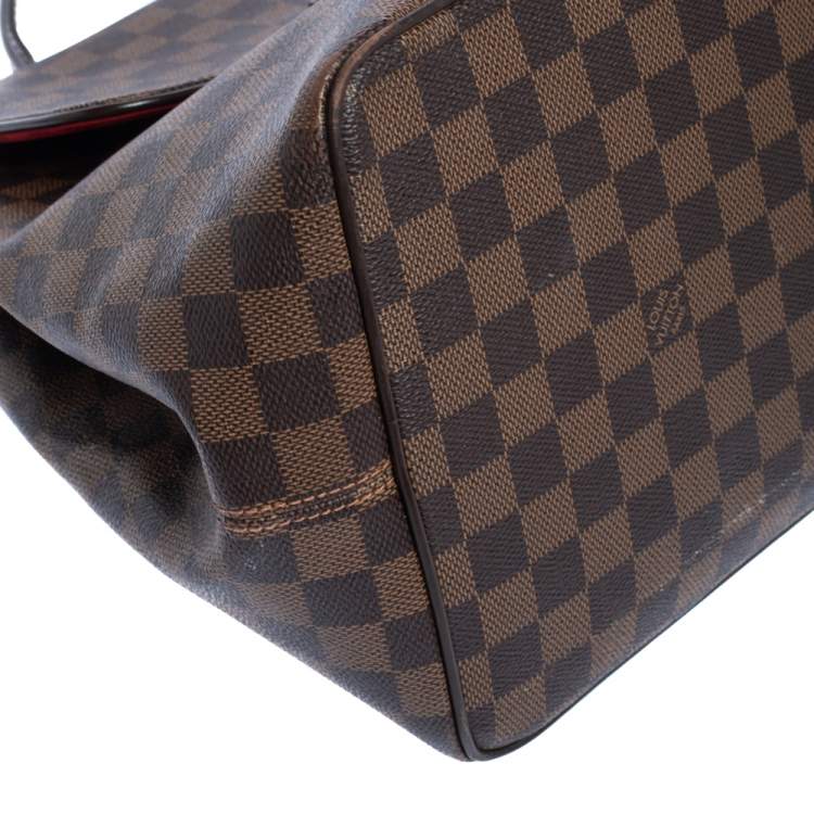 Pre Owned Louis Vuitton Damier Ebene Canvas Bergamo GM Bag