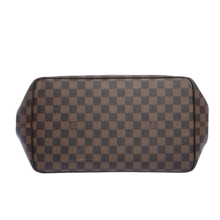 Pre Owned Louis Vuitton Damier Ebene Canvas Bergamo GM Bag