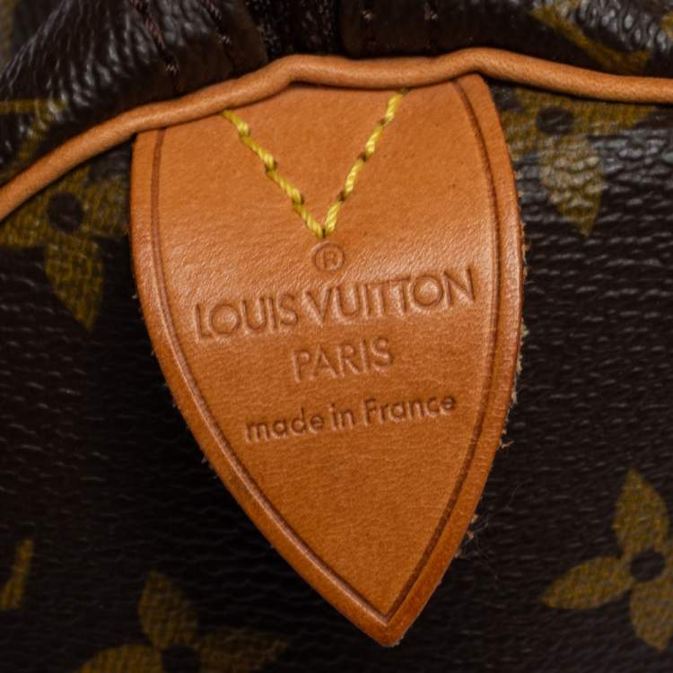 Pre Owned Louis Vuitton Monogram Canvas Speedy 40 Bag
