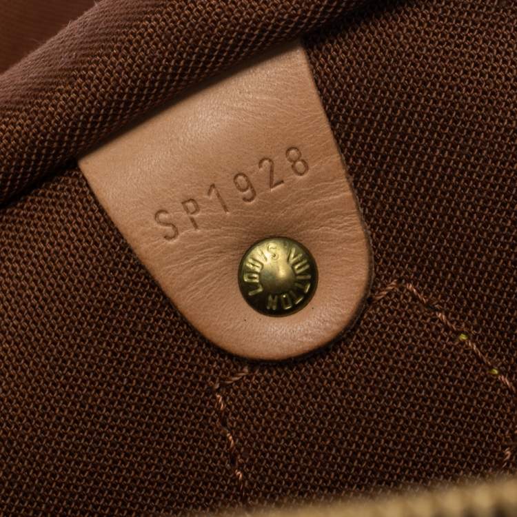 Pre Owned Louis Vuitton Monogram Canvas Speedy 40 Bag