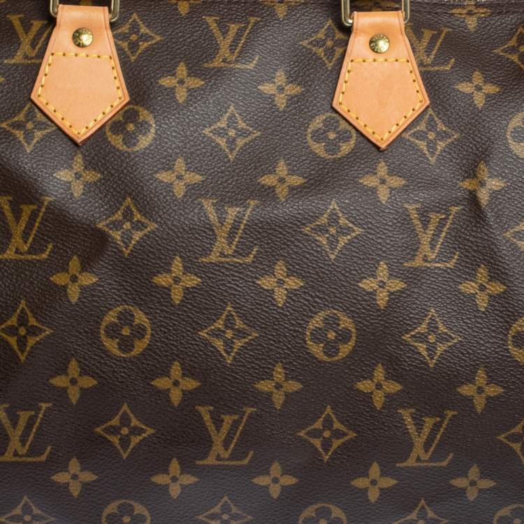 Pre Owned Louis Vuitton Monogram Canvas Speedy 40 Bag