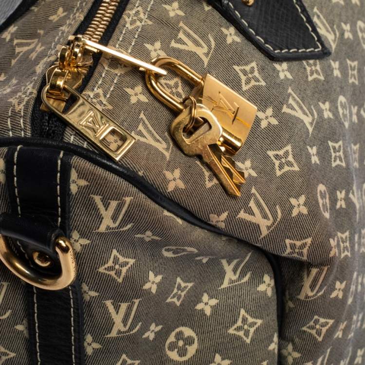 Pre Owned Louis Vuitton Monogram Canvas Mini Lin Speedy 30 Bag
