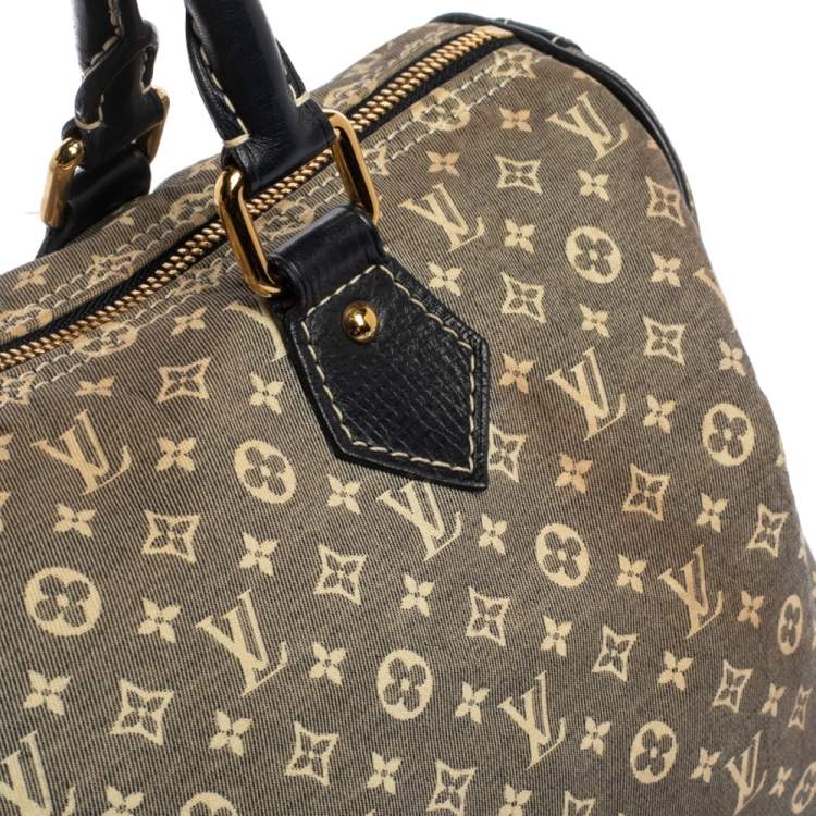 Pre Owned Louis Vuitton Monogram Canvas Mini Lin Speedy 30 Bag