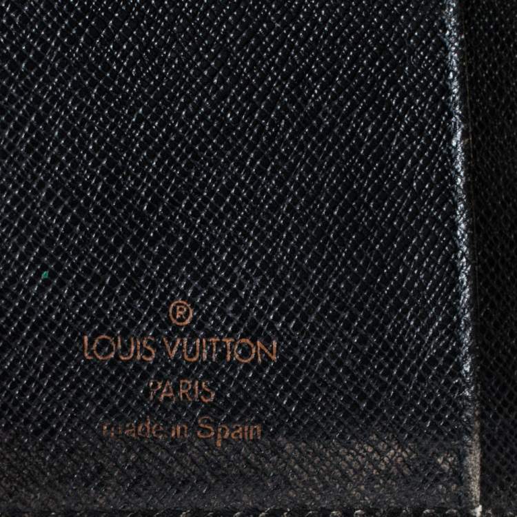 Pre Owned Louis Vuitton Borneo Green Epi Leather Small Ring Agenda Cover