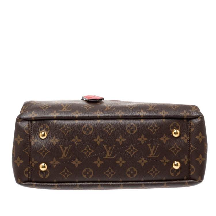 Pre Owned Louis Vuitton Cerise Monogram Canvas Pallas Shopper Tote Bag