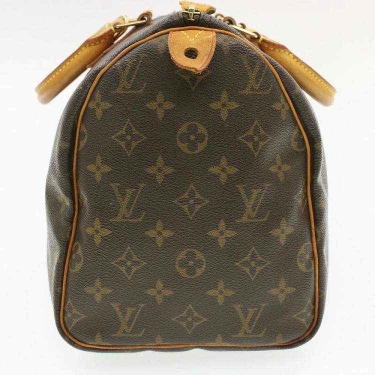 Pre Owned Louis Vuitton Monogram Canvas Speedy 30 Bag