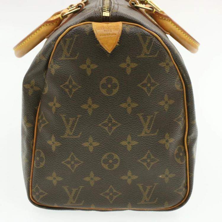 Pre Owned Louis Vuitton Monogram Canvas Speedy 30 Bag