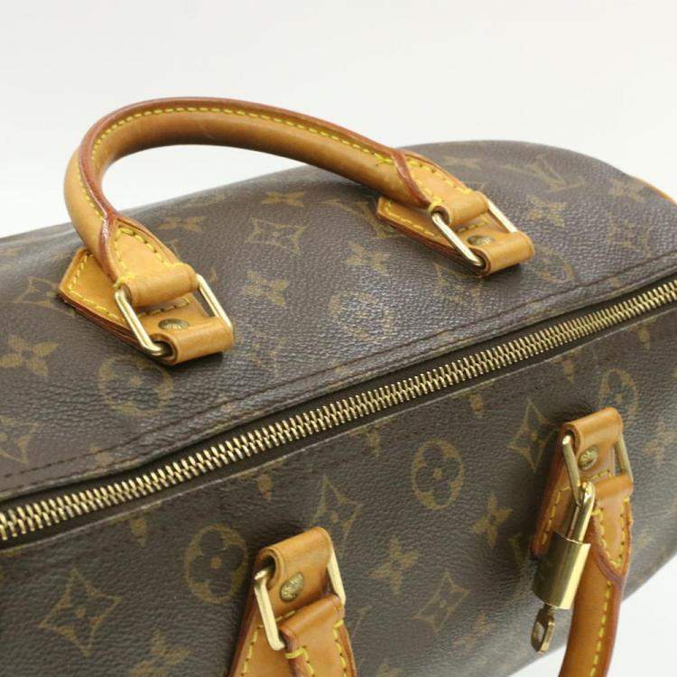 Pre Owned Louis Vuitton Monogram Canvas Speedy 30 Bag