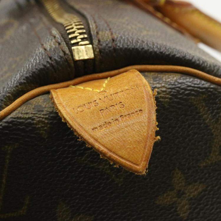 Pre Owned Louis Vuitton Monogram Canvas Speedy 30 Bag