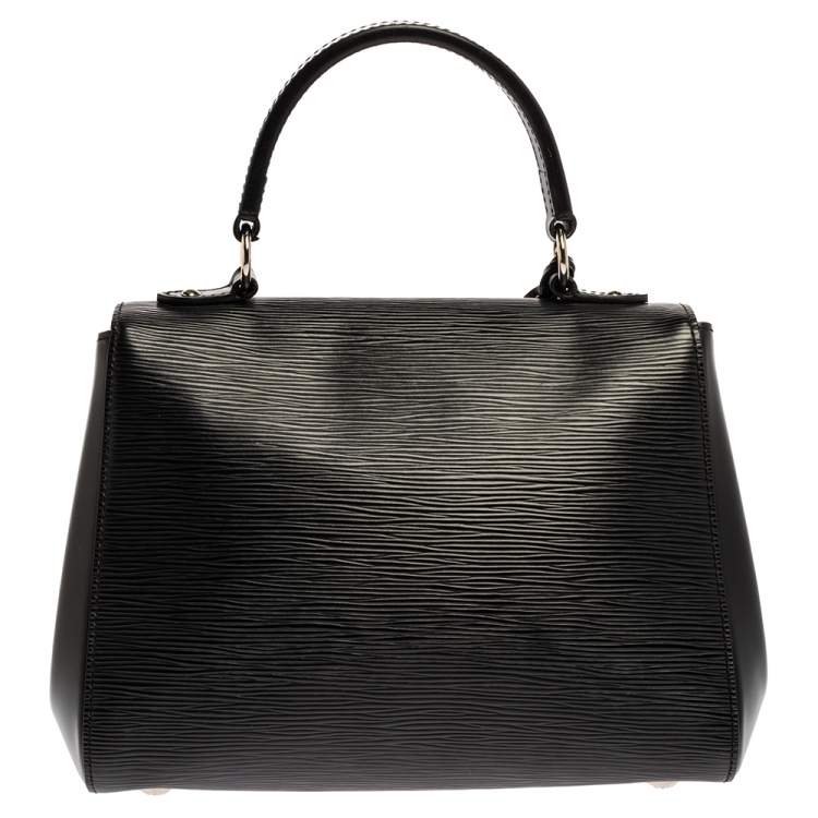 Pre Owned Louis Vuitton Black Epi Leather Cluny BB Bag