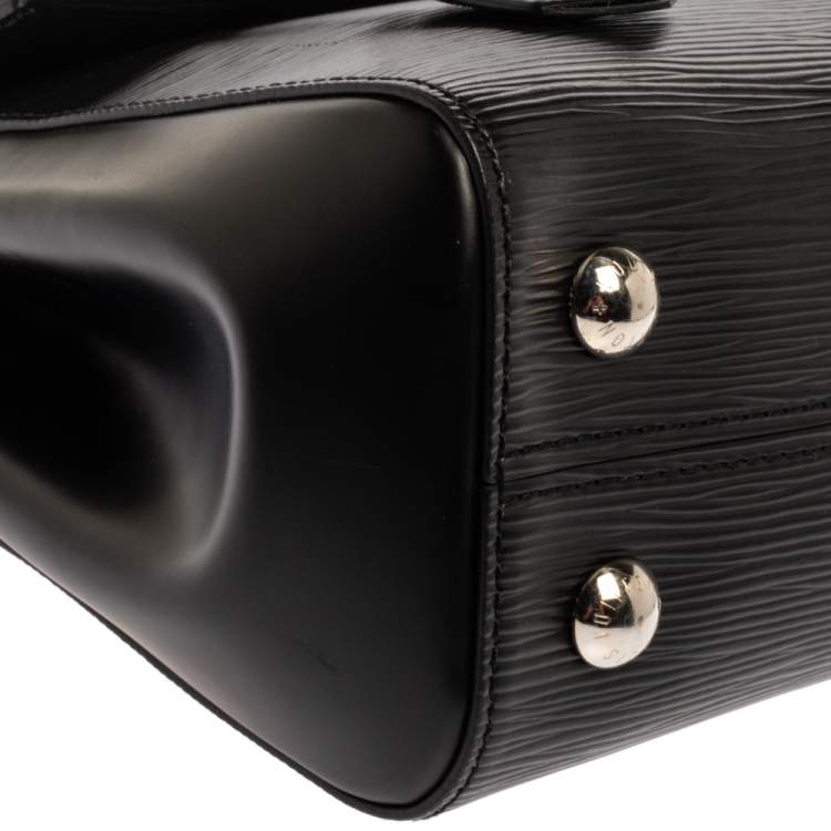 Pre Owned Louis Vuitton Black Epi Leather Cluny BB Bag