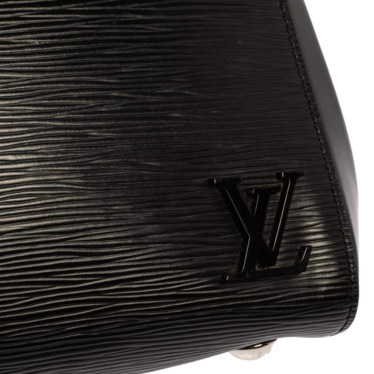Pre Owned Louis Vuitton Black Epi Leather Cluny BB Bag