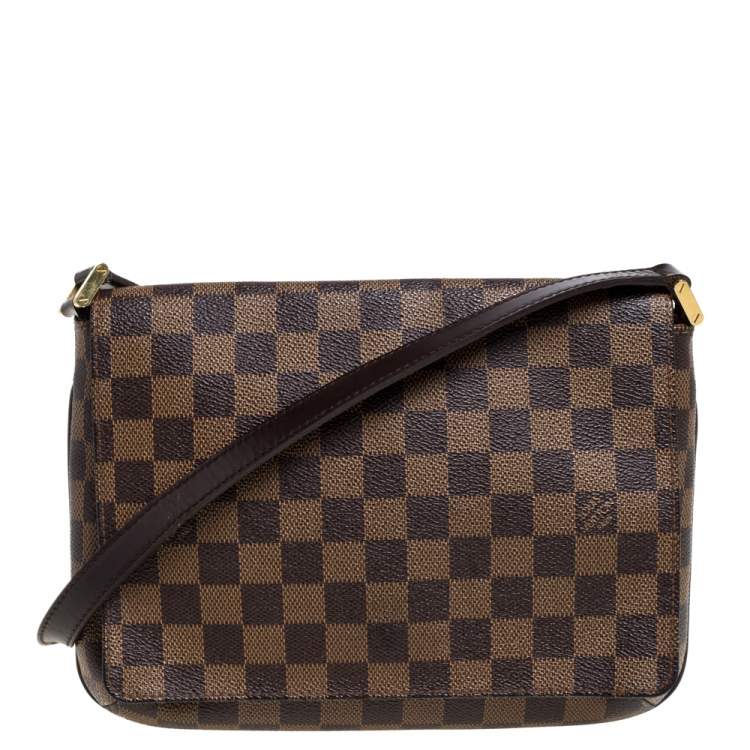 Louis Vuitton Musette Tango Damier Ebene Short Shoulder Bag