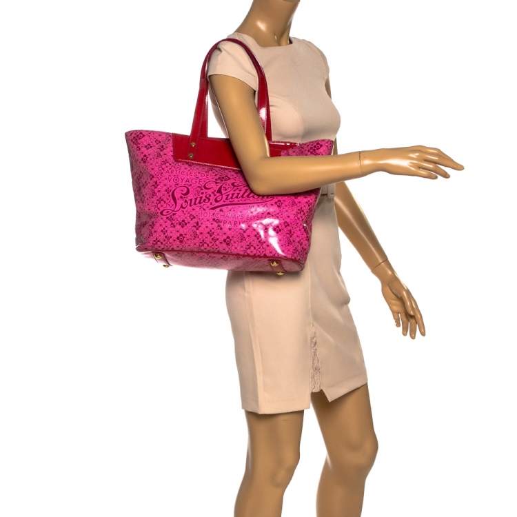Louis Vuitton Pink Shiny Leather Limited Edition Cosmic Blossom PM Bag Louis  Vuitton