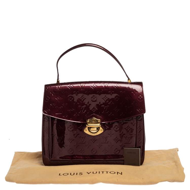 مملوكة مسبقًا Louis Vuitton Amarante Monogram Vernis Romaine Bag
