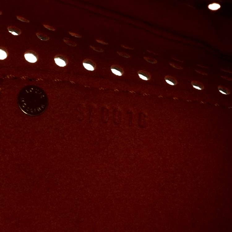 Pre Owned Louis Vuitton Monogram Perforated Canvas Limited Edition Speedy 30 Bag