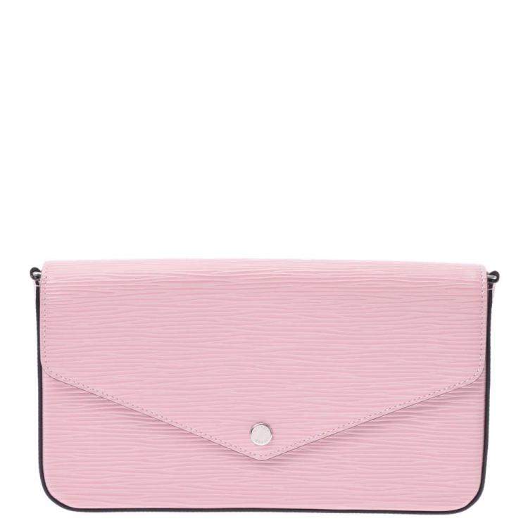 pink louis vuitton clutch