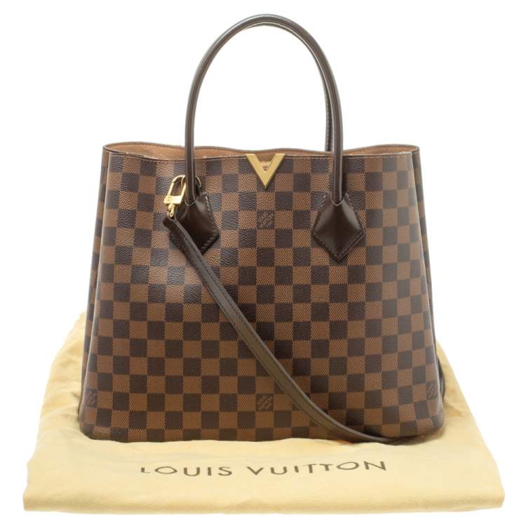 damper Lige vægt Louis Vuitton Damier Ebene Canvas Kensington V Bag Louis Vuitton | TLC