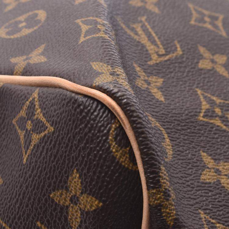 Pre Owned Louis Vuitton Brown Monogram Canvas Keepal 60 Bag