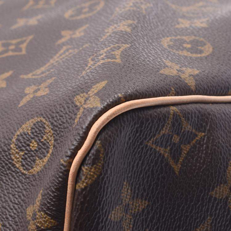 Pre Owned Louis Vuitton Brown Monogram Canvas Keepal 60 Bag