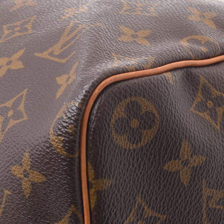Pre Owned Louis Vuitton Brown Monogram Canvas Speedy 40 Bag