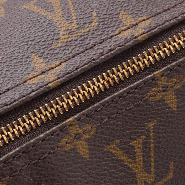 Pre Owned Louis Vuitton Brown Monogram Canvas Speedy 40 Bag