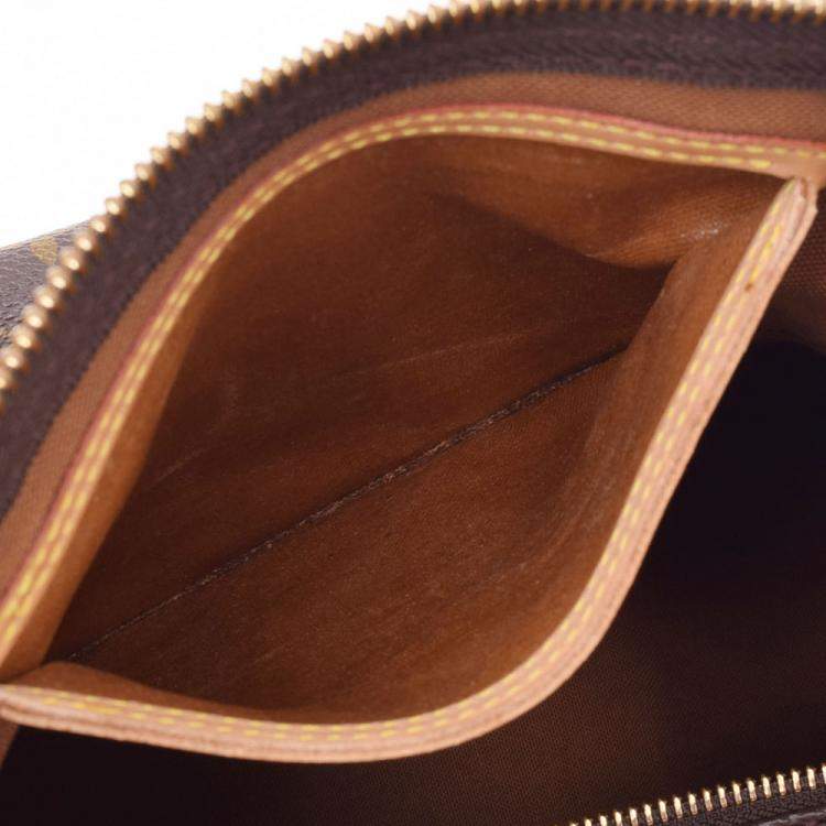 Pre Owned Louis Vuitton Brown Monogram Canvas Speedy 40 Bag