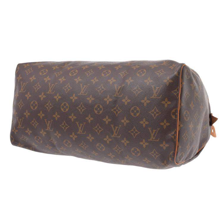 Pre Owned Louis Vuitton Brown Monogram Canvas Speedy 40 Bag