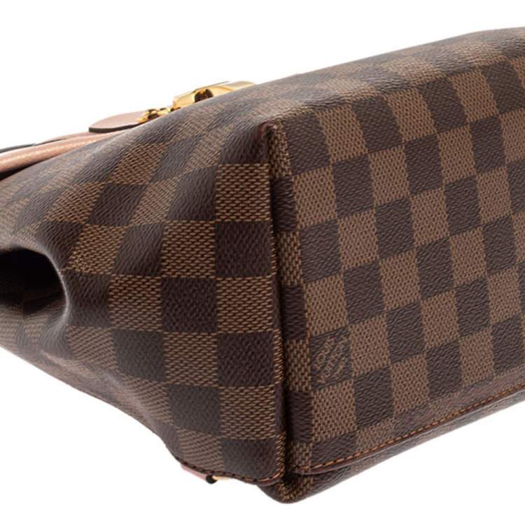 Pre Owned Louis Vuitton Magnolia Damier Ebene Canvas Clapton Backpack