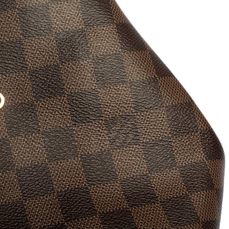 Pre Owned Louis Vuitton Magnolia Damier Ebene Canvas Clapton Backpack
