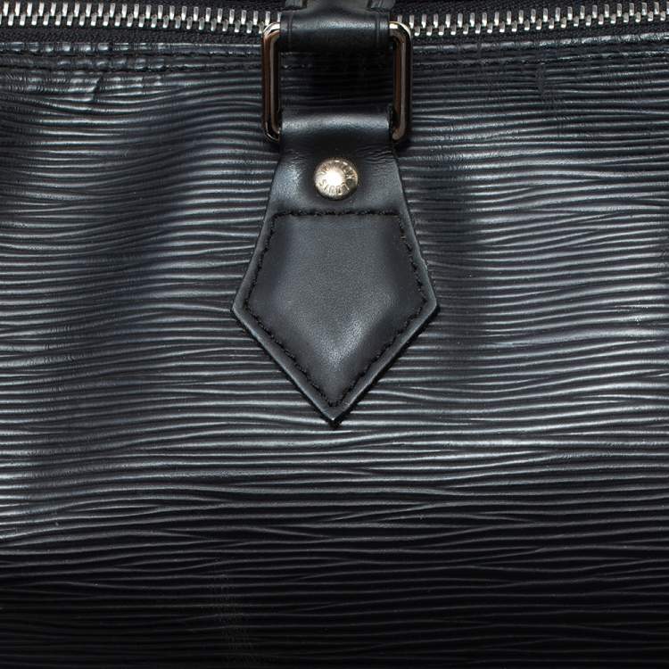 Pre Owned Louis Vuitton Black Epi Leather Speedy 30 Bag