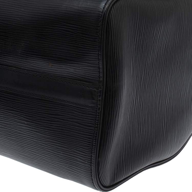 Pre Owned Louis Vuitton Black Epi Leather Speedy 30 Bag