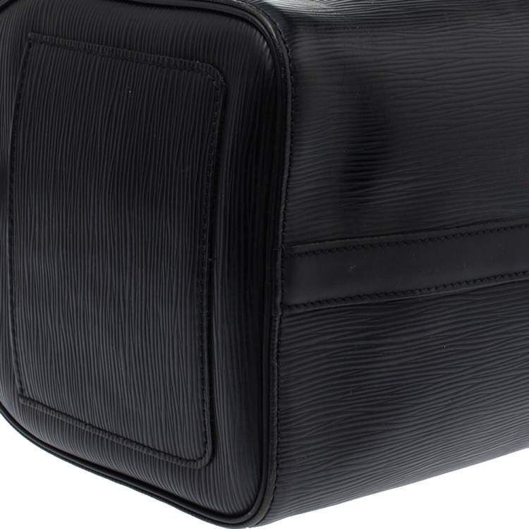 Pre Owned Louis Vuitton Black Epi Leather Speedy 30 Bag