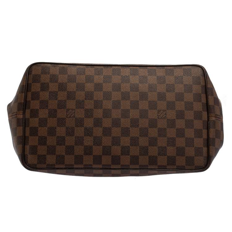 Pre Owned Louis Vuitton Damier Ebene Canvas Bergamo GM Bag