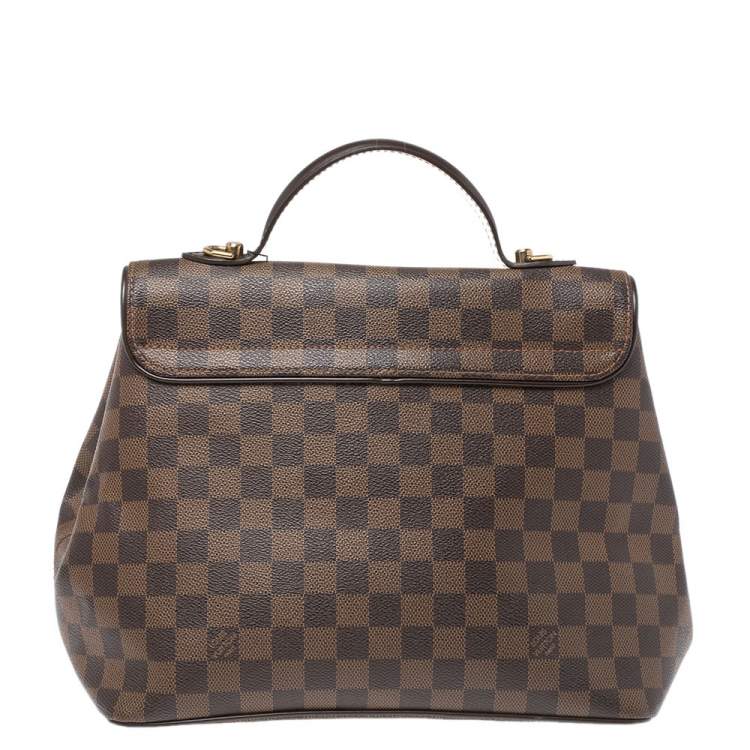 Pre Owned Louis Vuitton Damier Ebene Canvas Bergamo MM Bag