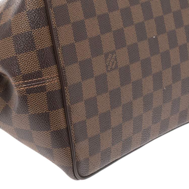Pre Owned Louis Vuitton Damier Ebene Canvas Bergamo MM Bag