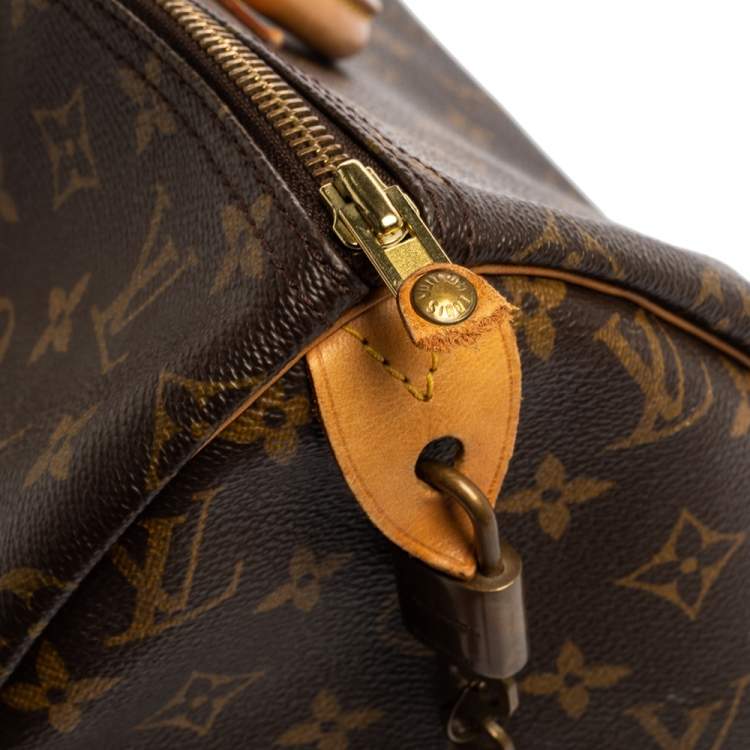Pre Owned Louis Vuitton Monogram Canvas Speedy 40 Bag