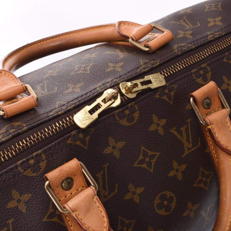 Pre Owned Louis Vuitton Brown Monogram Canvas Keepall 50 Bag