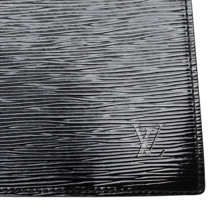 Pre Owned Louis Vuitton Black Electric Epi Leather Sevigne GM Bag