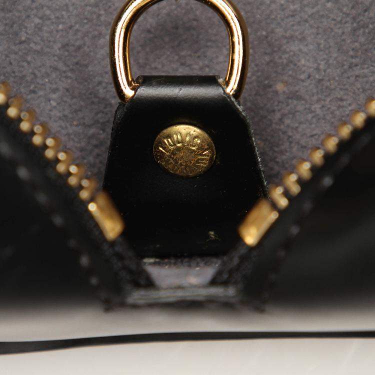 Louis Vuitton Black Epi Soufflot - modaselle
