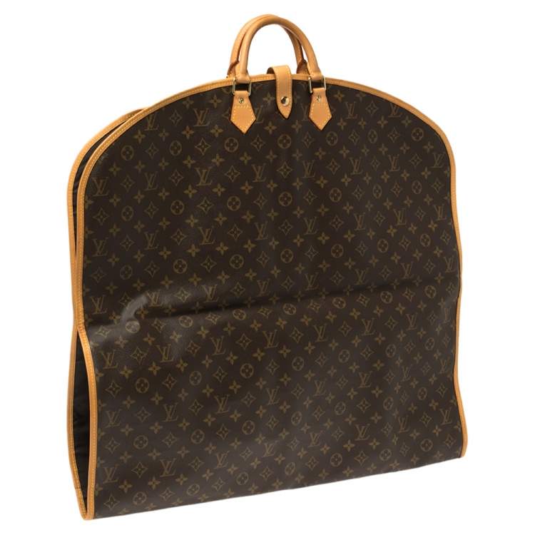 Pre Owned Louis Vuitton Monogram Canvas and Leather Garment Cover