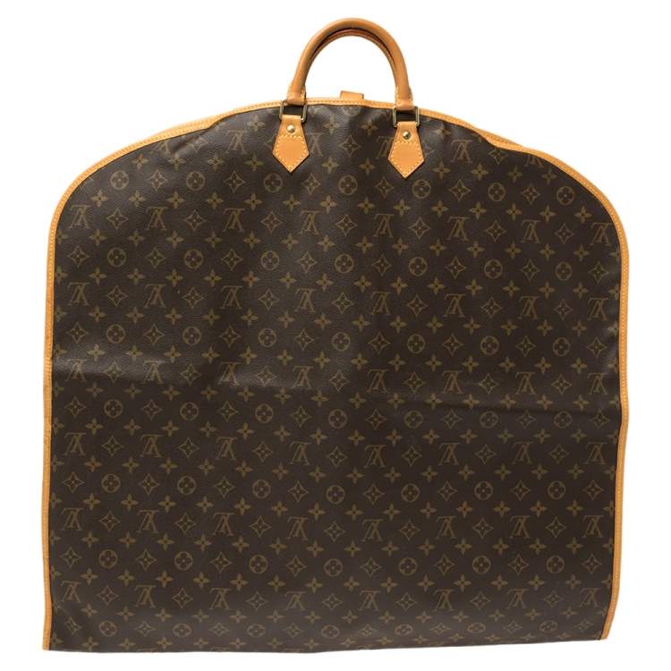 Pre Owned Louis Vuitton Monogram Canvas and Leather Garment Cover