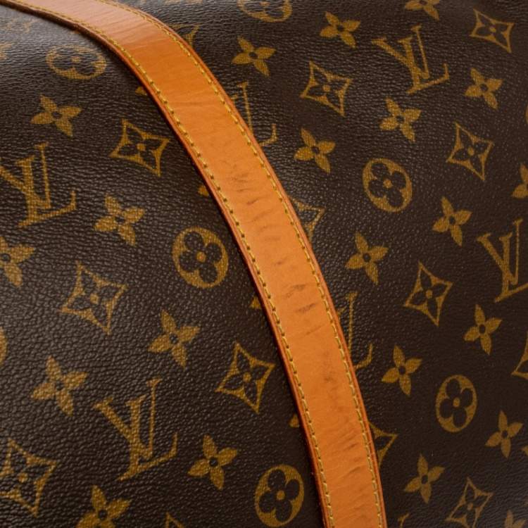 Pre Owned Louis Vuitton Monogram Canvas Keepall Bandouliere 55 Bag