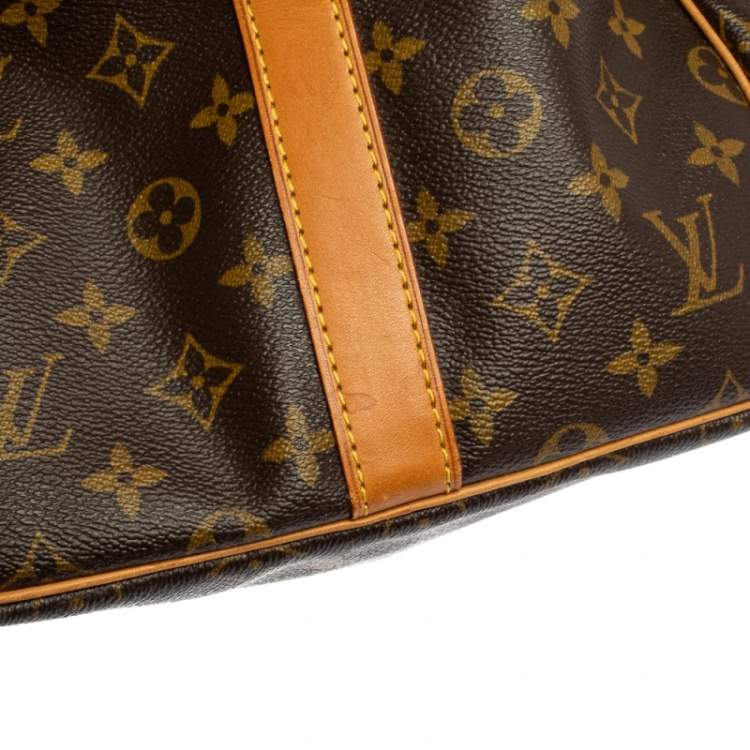 Pre Owned Louis Vuitton Monogram Canvas Keepall Bandouliere 55 Bag